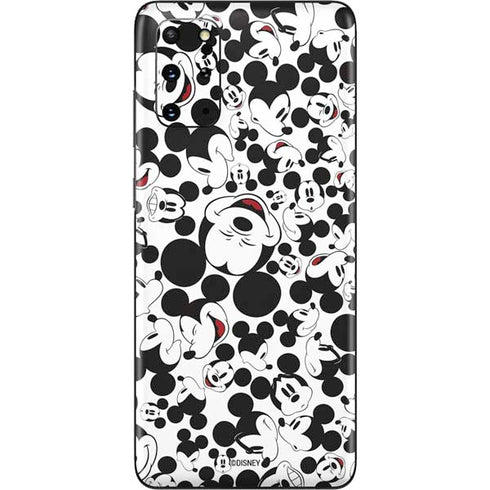 Disney Mickey Mouse Face Pattern Galaxy S20 Plus Skin